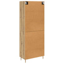 vidaXL Magasfiú 2 pcs Artisan tölgy 69,5 x 34 x 180 cm Faanyag