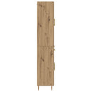 vidaXL Magasfiú 2 pcs Artisan tölgy 69,5 x 34 x 180 cm Faanyag