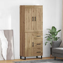 vidaXL Magasfiú fiókkal Artisan tölgy 69,5 x 34 x 180 cm Faanyag