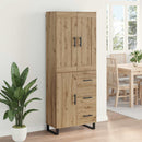 vidaXL Magasfiú fiókkal Artisan tölgy 69,5 x 34 x 180 cm Faanyag