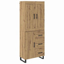vidaXL Magasfiú fiókkal Artisan tölgy 69,5 x 34 x 180 cm Faanyag