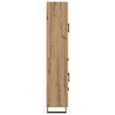 vidaXL Magasfiú 2 pcs Artisan tölgy 69,5 x 34 x 180 cm Faanyag