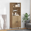 vidaXL Magasfiú Artisan tölgy 69,5 x 32,5 x 180 cm Faanyag