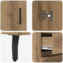 vidaXL Magasfiú 2 pcs Artisan tölgy 69,5 x 34 x 180 cm Szerelt Fa