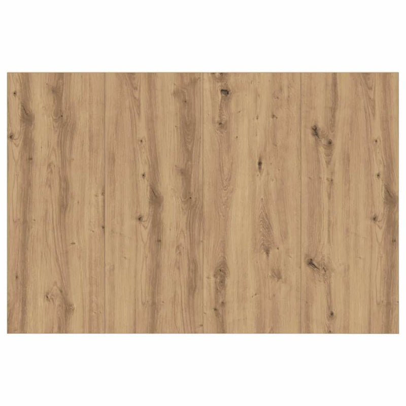 vidaXL Fejtámla Szekrénnyel fiókkal 3 pcs Artisan tölgy Faanyag