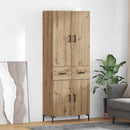 vidaXL Magasfiú fiókkal Artisan tölgy 69,5 x 34 x 180 cm Faanyag