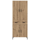 vidaXL Magasfiú fiókkal Artisan tölgy 69,5 x 34 x 180 cm Faanyag