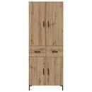 vidaXL Magasfiú fiókkal Artisan tölgy 69,5 x 34 x 180 cm Faanyag