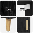 vidaXL Magasfiú Fekete tölgy 69,5 x 34 x 180 cm Faanyag