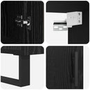 vidaXL Magasfiú Fekete tölgy 34,5 x 34 x 180 cm Faanyag