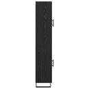 vidaXL Magasfiú Fekete tölgy 34,5 x 34 x 180 cm Faanyag