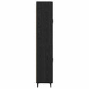 vidaXL Magasfiú Fekete tölgy 69,5 x 34 x 180 cm Faanyag