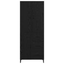 vidaXL Magasfiú fiókkal Fekete tölgy 69,5 x 34 x 180 cm Faanyag