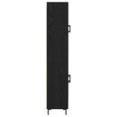 vidaXL Magasfiú Fekete tölgy 69,5 x 34 x 180 cm Faanyag