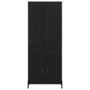 vidaXL Magasfiú fiókkal Fekete tölgy 69,5 x 34 x 180 cm Faanyag