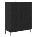vidaXL Magasfiú Fekete tölgy 69,5 x 34 x 180 cm Faanyag