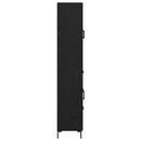 vidaXL Magasfiú fiókkal Fekete tölgy 69,5 x 34 x 180 cm Faanyag
