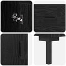 vidaXL Magasfiú Fekete tölgy 34,5 x 34 x 180 cm Faanyag