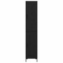 vidaXL Magasfiú Fekete tölgy 34,5 x 34 x 180 cm Faanyag