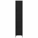 vidaXL Magasfiú Fekete tölgy 34,5 x 34 x 180 cm Faanyag