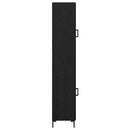 vidaXL Magasfiú Fekete tölgy 34,5 x 34 x 180 cm Faanyag