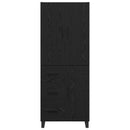 vidaXL Magasfiú fiókkal 2 pcs Fekete tölgy 69,5 x 34 x 180 cm