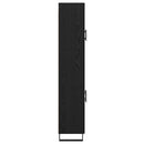 vidaXL Magasfiú Fekete tölgy 69,5 x 34 x 180 cm Faanyag