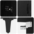 vidaXL Magasfiú Fekete tölgy 69,5 x 34 x 180 cm Faanyag