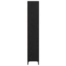 vidaXL Magasfiú Fekete tölgy 69,5 x 34 x 180 cm Faanyag