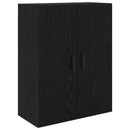 vidaXL Magasfiú Fekete tölgy 69,5 x 34 x 180 cm Faanyag