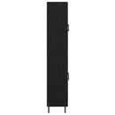 vidaXL Magasfiú Fekete tölgy 69,5 x 34 x 180 cm Faanyag