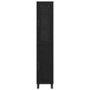 vidaXL Magasfiú Fekete tölgy 34,5 x 34 x 180 cm Faanyag