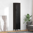 vidaXL Magasfiú Fekete tölgy 34,5 x 34 x 180 cm Faanyag
