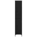 vidaXL Magasfiú Fekete tölgy 34,5 x 34 x 180 cm Faanyag