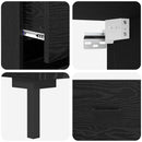 vidaXL Magasfiú fiókkal Fekete tölgy 69,5 x 34 x 180 cm Faanyag