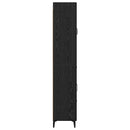 vidaXL Magasfiú fiókkal Fekete tölgy 69,5 x 34 x 180 cm Faanyag