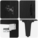 vidaXL Magasfiú Fekete tölgy 69,5 x 34 x 180 cm Faanyag