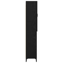 vidaXL Magasfiú Fekete tölgy 69,5 x 34 x 180 cm Faanyag