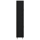 vidaXL Magasfiú Fekete tölgy 69,5 x 34 x 180 cm Faanyag