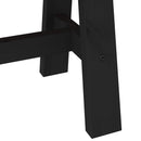 vidaXL Étkező pad NOAIN 180 x 41 x 45 cm Tömör fenyő Fekete