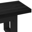 vidaXL Étkező pad NOAIN 160 x 41 x 45 cm Tömör fenyő Fekete