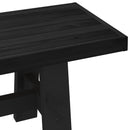 vidaXL Étkező pad NOAIN 120 x 41 x 45 cm Tömör fenyő Fekete