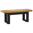 vidaXL Étkező pad NOAIN 120 x 41 x 45 cm Tömör fenyő Természetes