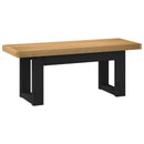 vidaXL Étkező pad NOAIN 120 x 41 x 45 cm Tömör fenyő Természetes