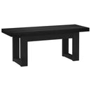 vidaXL Étkező pad NOAIN 120 x 41 x 45 cm Tömör fenyő Fekete