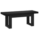 vidaXL Étkező pad NOAIN 120 x 41 x 45 cm Tömör fenyő Fekete