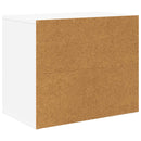vidaXL Macska Ház Fehér 51 x 30 x 42,5 cm Szerelt Fa