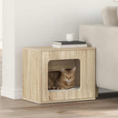 vidaXL Macska Ház Sonoma 51 x 30 x 42,5 cm Faanyag