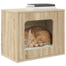 vidaXL Macska Ház Sonoma 51 x 30 x 42,5 cm Faanyag