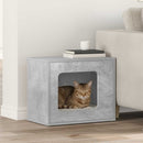 vidaXL Macska Ház Beton 51 x 30 x 42,5 cm Faanyag